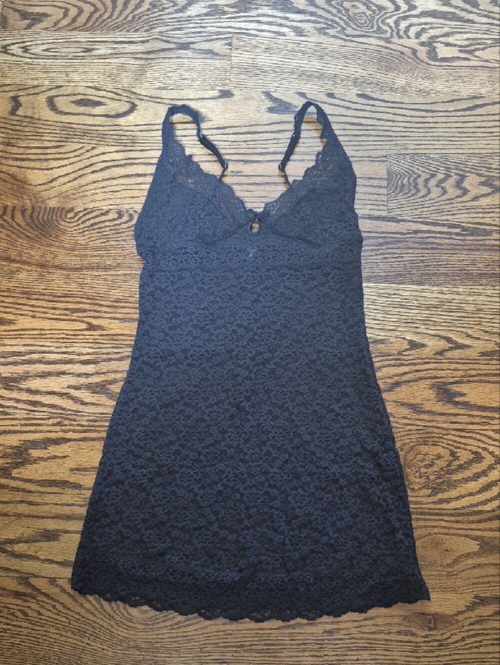 NWOT Victoria's Secret "Sexy Little Things..." Black Lace Camisole